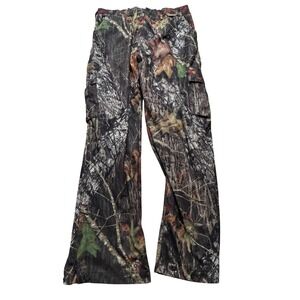 Gamehide Hush hide‎ Mossy Oak Camo Cargo Pants Soft Silent Fabric Hunting mens L